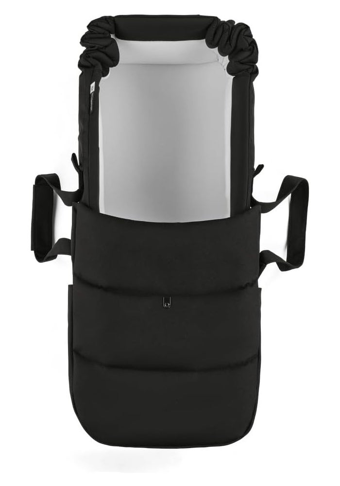 Bugaboo Baby Nest ME Heritage in Black - Soft and Secure Newborn Sleeping Solution - Image 1